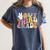 Peace Out Third 3rd Grade Graduation Graduate Class Of 2025 Women's Comfort Colors T-Shirt Denim