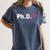 Ph Diva Women Dissertation Doctoral Degree Graduation PhD Women's Comfort Colors T-Shirt Denim