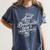 Phd Aunt Shirt Doctorate Graduations Doctoral Women's Comfort Colors T-Shirt Denim