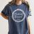 Physical Therapist Est 2018 Shirt Therapy Graduation Women's Comfort Colors T-Shirt Denim