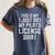 Pilots License In Training Future Flight School Graduation Women's Comfort Colors T-Shirt Denim