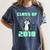 Pinguin Class 2018 Shirt Graduation Kids Graduate Women's Comfort Colors T-Shirt Denim