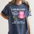 Pink I Graduated From Elementary Graduation Women's Comfort Colors T-Shirt Denim