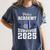 Police Academy Survivor 2025 Graduation Police School Women's Comfort Colors T-Shirt Denim