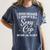 Police Officer Police Graduation Cop Birthday Women's Comfort Colors T-Shirt Denim