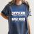 Police Officer Saying Academy Graduation Women Men Women's Comfort Colors T-Shirt Denim