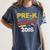 Pre-K Nailed It Class Of 2018 Graduation Women's Comfort Colors T-Shirt Denim