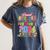 Pre School Graduation Idea Brother & Preschool Graduation Women's Comfort Colors T-Shirt Denim