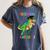 Preschool Graduation Class Of 2022 Graduate Dinosaur Kids Women's Comfort Colors T-Shirt Denim