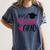 Preschool Graduation Shirt For Girl 2019 Miss Preschool Grad Women's Comfort Colors T-Shirt Denim