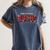Preschool Rocks Back To School Graduation Teacher Student Women's Comfort Colors T-Shirt Denim