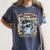 Proud 8th Grade Graduate Axolotl Graduation Eighth Women's Comfort Colors T-Shirt Denim