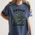 Proud Air Force Cousin Deployment Homecoming Graduation USAF Women's Comfort Colors T-Shirt Denim