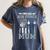 Proud Air Force Mom US Air Force Graduation Mom Women's Comfort Colors T-Shirt Denim