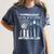Proud Air Force Mother-In-Law US Air Force Graduation Women's Comfort Colors T-Shirt Denim