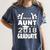 Proud Aunt Of A 2018 Graduate Senior Graduation School Shirt Women's Comfort Colors T-Shirt Denim