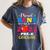 Proud Aunt Of 2023 Pre-K Graduate Senior Graduation Matching Women's Comfort Colors T-Shirt Denim