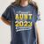Proud Aunt Of a Class Of 2023 Graduate Senior Graduation Women's Comfort Colors T-Shirt Denim