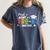 Proud Aunt Of A Pre-K 2025 Graduate Class Of 2025 Graduation Women's Comfort Colors T-Shirt Denim