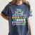 Proud Auntie Of Kindergarten Graduate 2024 Graduation Auntie Women's Comfort Colors T-Shirt Denim