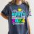 Proud Aunty Of Kindergarten Graduate 2024 Graduation Aunty Women's Comfort Colors T-Shirt Denim