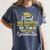 Proud Big Sister Of Two 2025 Graduates Graduation Family Women's Comfort Colors T-Shirt Denim