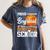 Proud Boyfriend Of A 2025 Senior Graduation Basketball Women's Comfort Colors T-Shirt Denim