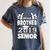 Proud Brother Of A 2019 Senior School Graduation Shirt Women's Comfort Colors T-Shirt Denim