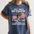 Proud Coast Guard Dad Coast Guard Graduation Dad Women's Comfort Colors T-Shirt Denim