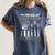 Proud Coast Guard Grandpa US Coast Guard Graduation Grandpa Women's Comfort Colors T-Shirt Denim