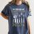 Proud Coast Guard Mom US Coast Guard Graduation Mom Women's Comfort Colors T-Shirt Denim