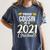 Proud Cousin Of A 2021 Graduate Graduation Clothes MBA PhD Women's Comfort Colors T-Shirt Denim