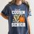Proud Cousin Of A 2026 Senior Basketball Graduation Leopard Women's Comfort Colors T-Shirt Denim
