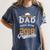 Proud Dad Of A 2018 Graduate Shirt Graduation Grad Class Women's Comfort Colors T-Shirt Denim