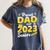 Proud Dad Of A 2023 Senior Graduation Women's Comfort Colors T-Shirt Denim