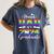 Proud Dad Of 2024 Graduate Class 2024 Graduation Family Women's Comfort Colors T-Shirt Denim