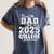 Proud Dad Of A 2025 College Graduate Graduation Women's Comfort Colors T-Shirt Denim