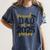 Proud Dad Of a 2025 Senior Graduation Women's Comfort Colors T-Shirt Denim
