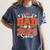 Proud Dad Of A 2026 Senior Basketball Graduation Family Women's Comfort Colors T-Shirt Denim