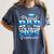 Proud Dad Of 5th Grade Graduate 2025 Elementary Graduation Women's Comfort Colors T-Shirt Denim
