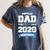 Proud Dad Of A Class Of 2020 Graduate TShirt Graduation Women's Comfort Colors T-Shirt Denim
