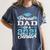 Proud Dad Of a Class Of 2021 Senior Graduate Graduation Women's Comfort Colors T-Shirt Denim