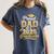 Proud Dad Of a Class Of 2025 Graduate Senior Graduation Women's Comfort Colors T-Shirt Denim