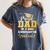 Proud Dad Of A Class 2025 Kindergarten Graduate Graduation Women's Comfort Colors T-Shirt Denim