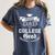 Proud Dad Of a College Grad 2019 Family Graduation Shirt Women's Comfort Colors T-Shirt Denim