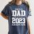 Proud Dad Graduation Senior 23 Grad Class Of 2023 Women's Comfort Colors T-Shirt Denim