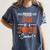 Proud GIGI Of 2026 Senior Basketball Student Graduation Women's Comfort Colors T-Shirt Denim