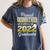 Proud Godmother Of 2022 Graduate Class 2022 Graduation 22 Women's Comfort Colors T-Shirt Denim