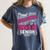 Proud Grandma Of a 2018 Senior Tshirt Graduation Women's Comfort Colors T-Shirt Denim