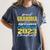 Proud Grandma Of 2023 College Graduate Family 23 Graduation Women's Comfort Colors T-Shirt Denim